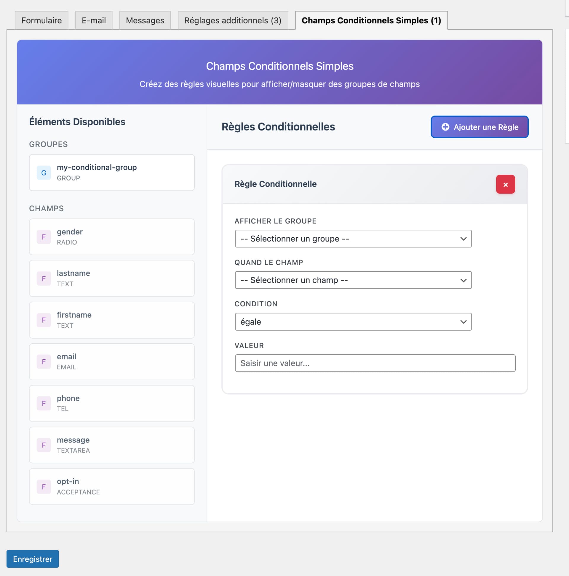Une interface intuitive